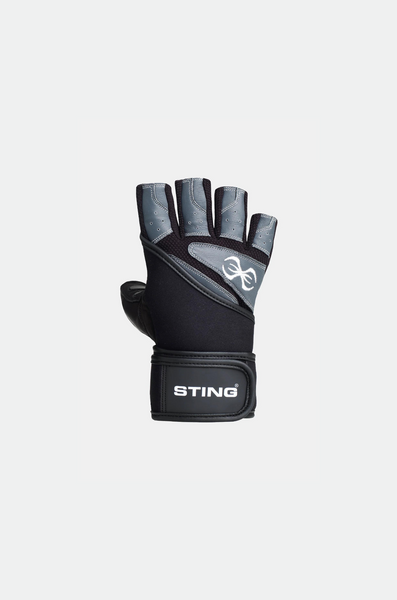 STING Evo7 Training Gloves Wrist Wrap Black STING Australia