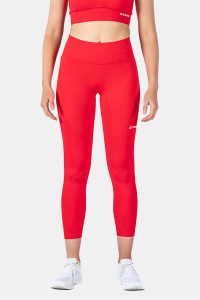adidas Originals leggings women's red color