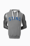 Men's Pure Cut Sleeveless Retro Hoodie