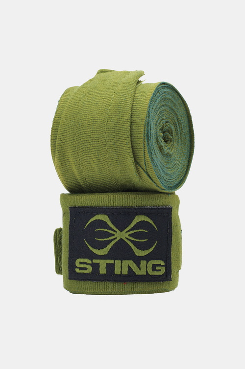 STING Elasticised Hand Wraps Olive